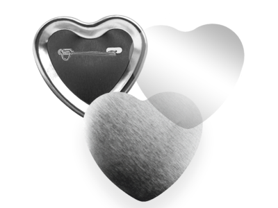 Placky srdce_spínací špendlík (53x57mm)