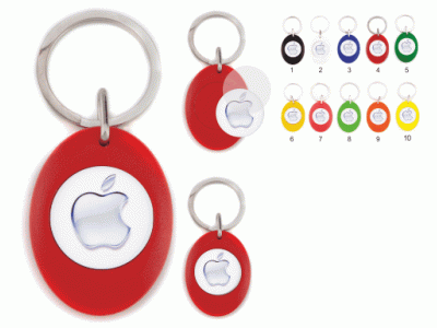 SuperMax_Klíčenka CR-Z D_ČERVENÁ_průměr=25mm