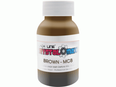 CrystalMaxx - HNĚDÁ / pigment - skleněný efekt 100 g