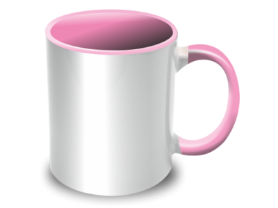 PixMaster / Hrnek bílo-růžový_300ml
