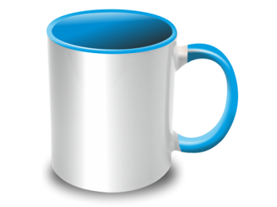 PixMaster / Hrnek bílo-světle modrý_300ml