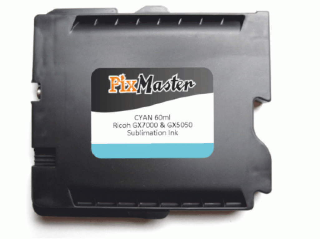 PixMaster / Cartridge se sublimačním inkoustem, cyan, 60ml (pro A3) / GX7000