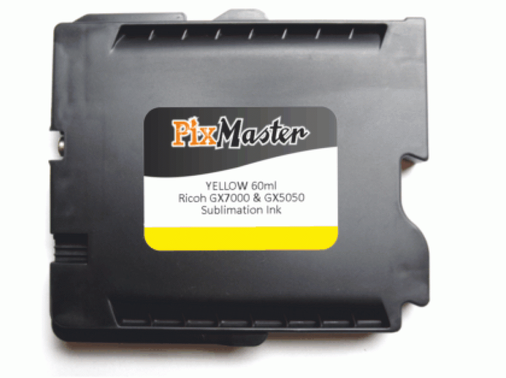 PixMaster / Cartridge se sublimačním inkoustem, yellow, 60ml (pro A3) / GX7000