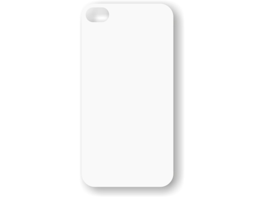PixMaster / Kryt zadní (guma)_bílý_iPhone 4, 4S včetně plechu pro potisk