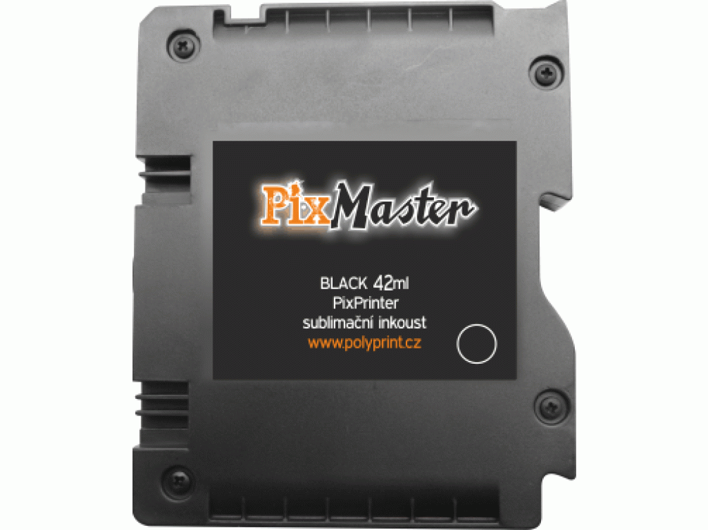 PixMaster / Cartridge se sublimačním ink., black, 42ml (pro A4) / NEW/ 3110DN, 7100DN