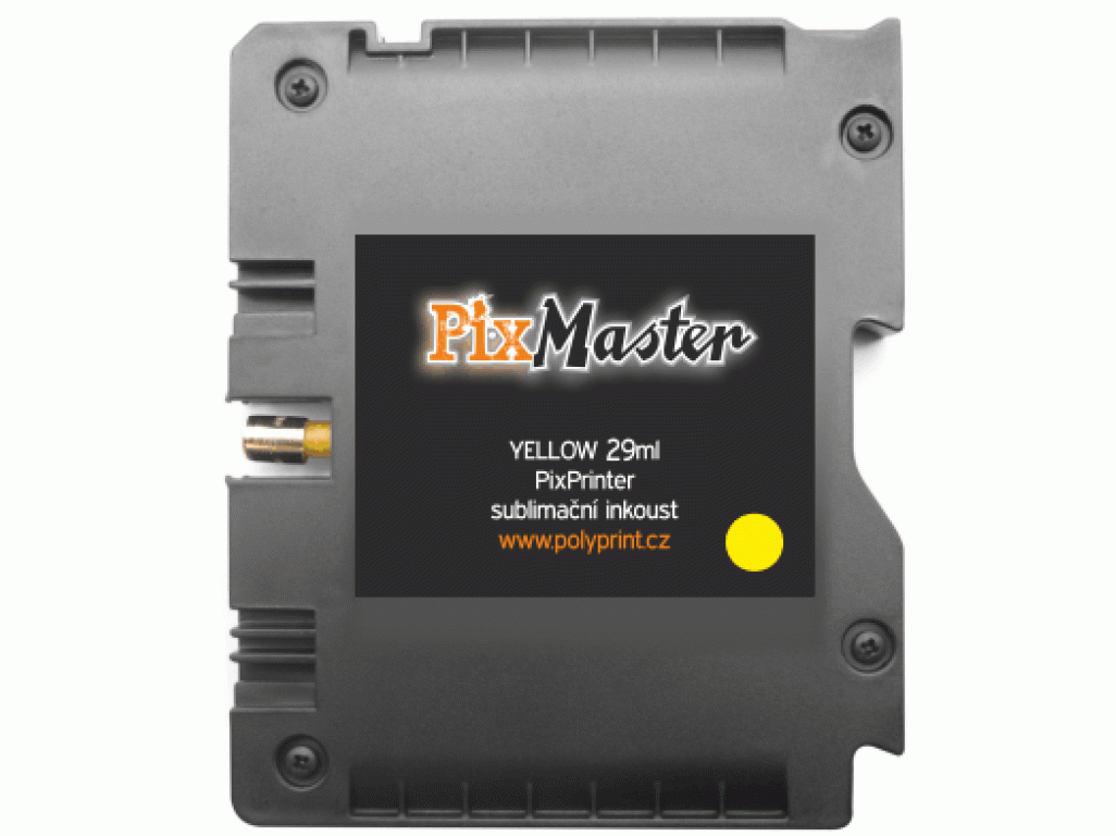 PixMaster / Cartridge se sublimačním ink., yellow, 29ml (pro A4) / NEW/ 3110DN, 7100DN