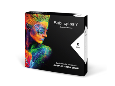 Sublisplash sublimační cartridge, Black, 77ml (pro A3), 7100DN