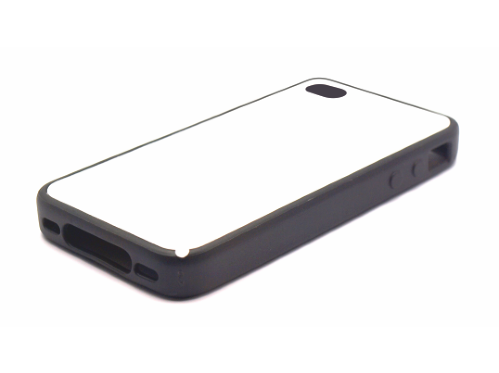 PixMaster / Kryt zadní (guma)_černý_iPhone 4, 4S včetně plechu pro potisk