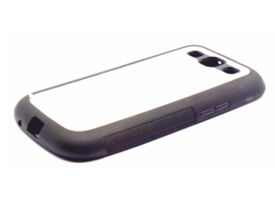 PixMaster / Kryt zadní (guma)_černý_Samsung Galaxy S3 včetně plechu pro potisk