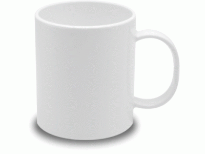 PixMaster / Hrnek bílý_plast POLY_300ml