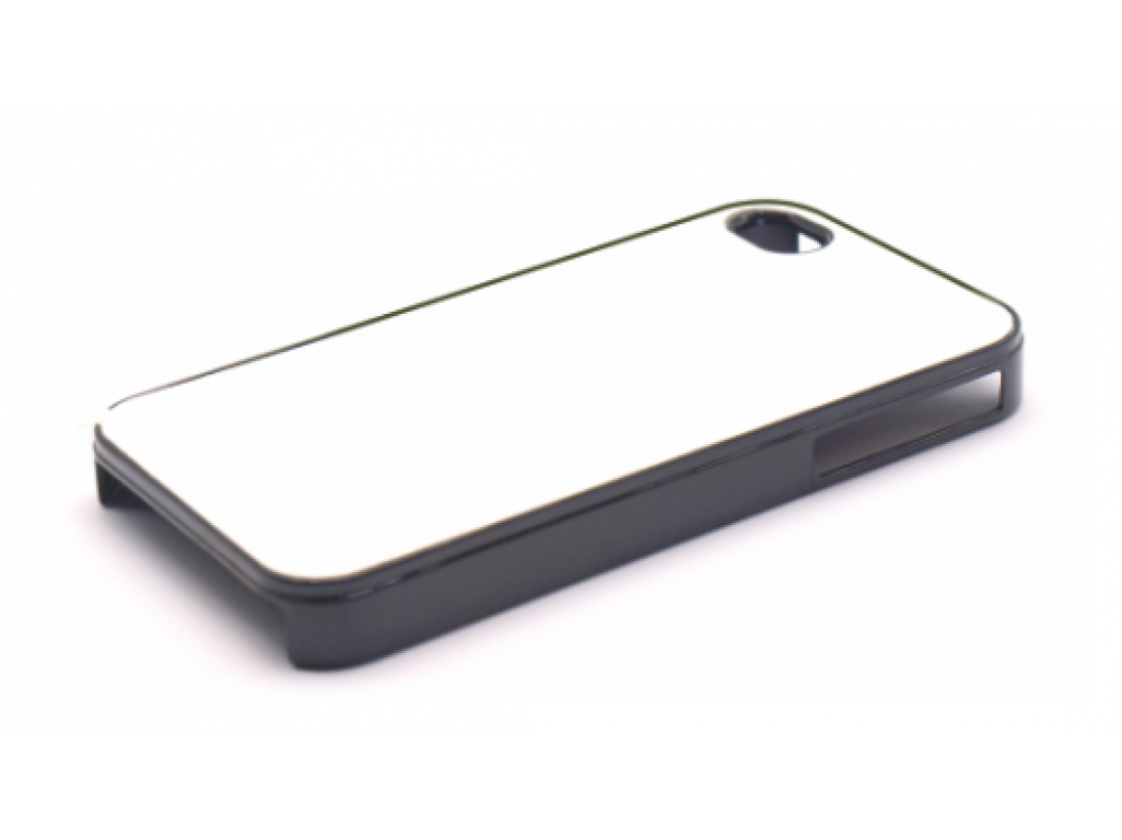PixMaster / Kryt zadní (plast)_černý_iPhone 4, 4S včetně třpytivého plechu pro potisk