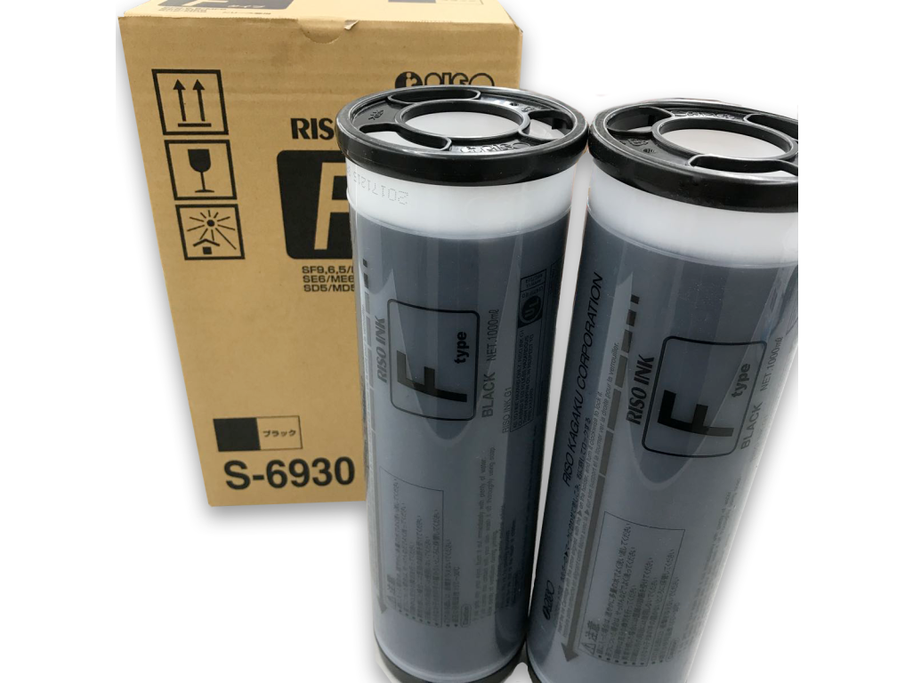 Inkoust černý BLACK F type (balení 2x 1000ml) (pro duplikátor RISO)