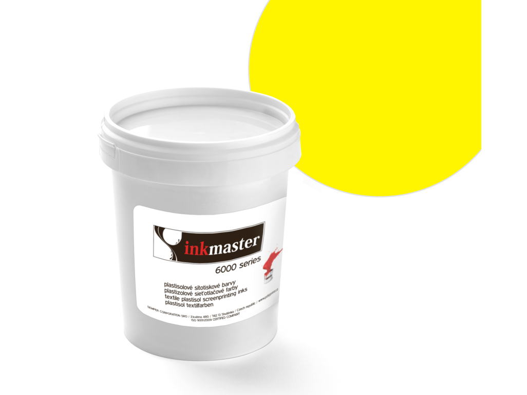 IM-6210 InkMaster plastisol (žlutá citrónová - krycí) 1kg
