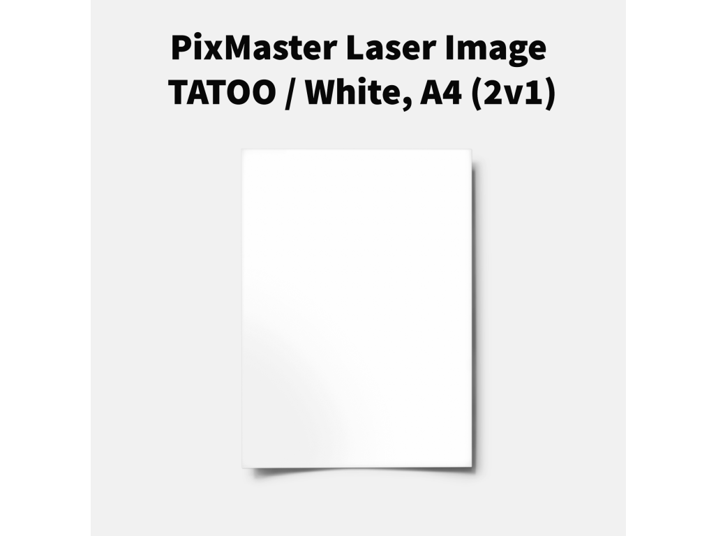 PixMaster Laser Image TATOO / White, A4 (2v1)