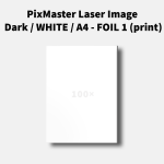 PixMaster Laser Image Dark / WHITE / A4 - FOIL 1 (print)