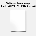 PixMaster Laser Image Dark / WHITE / A4 - FOIL 1 (print)