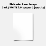 PixMaster Laser Image Dark / WHITE / A4 - paper 2 (opacity)