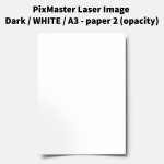 PixMaster Laser Image Dark / WHITE / A3 - paper 2 (opacity)