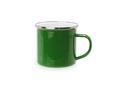 PixMaster / Plechový hrnek_ZELENÝ_360ml