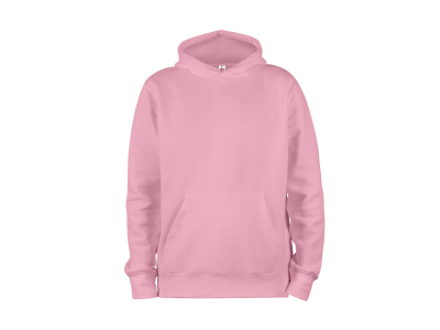 MIKINA PIXY HOODIE UNISEX, 260g / SVĚTLE RŮŽOVÁ