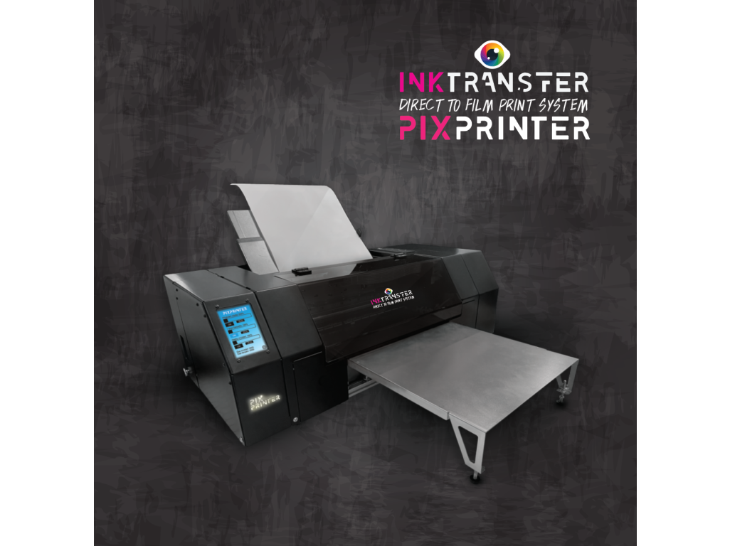 Tiskárna PixPrinter InkTransfer (CMYK+W) vč. příslušenství (použitá 01/2022)