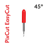 Řezací nůž PixCut EASYCUT červený (45°)