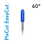 Řezací nůž PixCut EASYCUT modrý (60°)